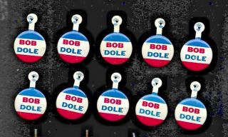 10 Rare Bob Dole For Us Senator From Kansas Early Tabs R/w/b