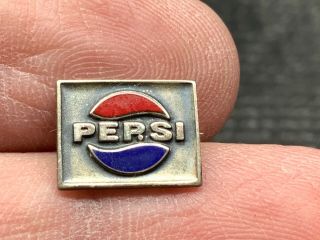 Pepsi Cola Sterling Silver Vintage Very Rare Old Design Service Award Pin.