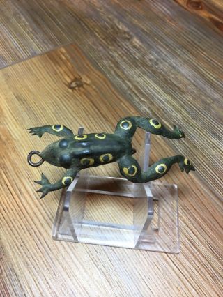 Vintage Unknown Frog Lure Tough Old Bait