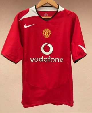 Manchester United 2005/2006 Nike Home Football Soccer Shirt Jersey Camiseta Rare