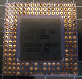 IBM 5X86 - 3V3 100HF IBM GOLD VINTAGE COLLECTIBLE RARE 2