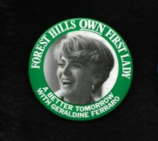Rare Forest Hills Own First Woman Vice Presidential Candidate Geraldine Ferraro