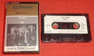 Queen - Rare South African Cassette Tape - The Game - Emi Brigadiers