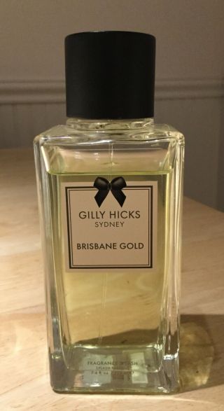 Rare Discontinued Gilly Hicks Sydney Brisbane Gold Fragrance Splash Parfume 7.  6