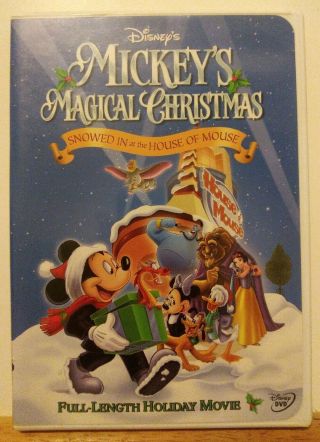 Mickeys Magical Christmas: Snowed In At The House Of Mouse (dvd,  2001) Rare/ Oop