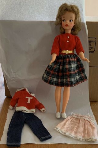 Vintage Ideal Toy Corp.  Tammy Doll With Some Outfits