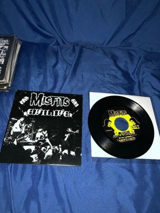 The Misfits Evilive 7” Bootleg Fiend Club Cover Version Rare Danzig Samhain Kbd