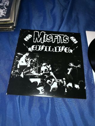 THE MISFITS Evilive 7” Bootleg Fiend Club Cover Version Rare Danzig Samhain KBD 2