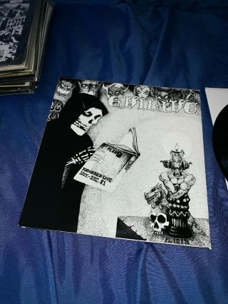 THE MISFITS Evilive 7” Bootleg Fiend Club Cover Version Rare Danzig Samhain KBD 3