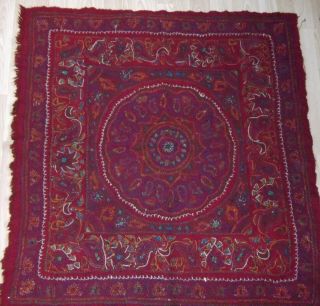 ISLAMIC,  Early 20th century,  KERMAN TEXTILE EMBROIDERY PATEH,  HAND MADE 2