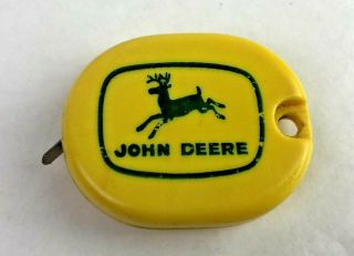Vintage John Deere Advertising Tape Measure Hilisburg Ind.  Rare