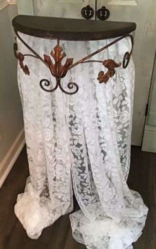 Tuscany Style Bed Crown / Shelf Vintage Style.