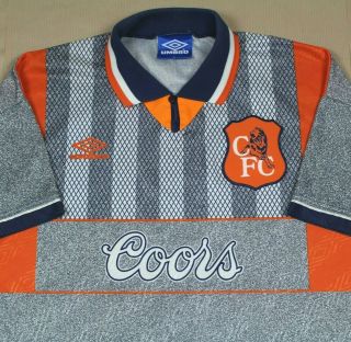 Chelsea 1994 1996 Away Shirt Ultra Rare Classic (l)