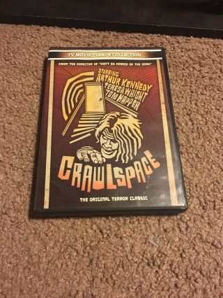 Crawlspace (1972) Dvd Tv Horror Movie Rare Htf Wild Eye Releasing