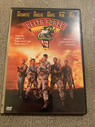 Delta Force 3: The Killing Game (dvd,  1991) Nick Cassavetes,  Eric Douglas Rare