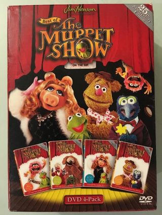 Best Of The Muppet Show Dvd 4 - Pack Oop Rare