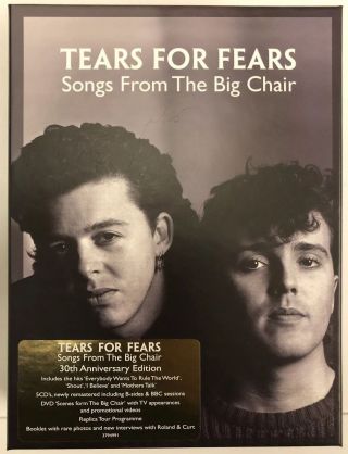 Rare Tears For Fears - Songs From The Big Chair - 4 X Cd/2 X Dvd Box Set - 2014