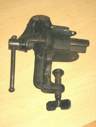 Antique Vintage Small Bench Machinist Vise Jeweler Gunsmith Tool June 18,  1898
