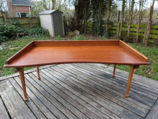 Lovely Vintage 1930/50s " The Superior " Teak Fold Up Lap Bed Tray.