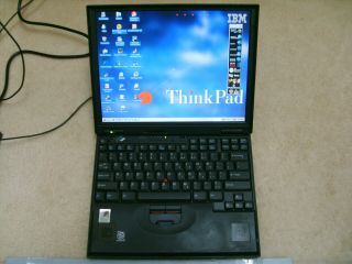 Vintage Ibm Thinkpad 600e Type 2645 Laptop With Windows 95 Installed,  Rare