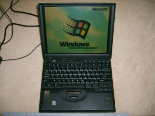 Vintage IBM ThinkPad 600E Type 2645 Laptop with Windows 95 Installed,  Rare 2