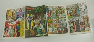 1971 Aurora Vampirella Monster Scenes Model Kit Instructions & Comic RARE 3