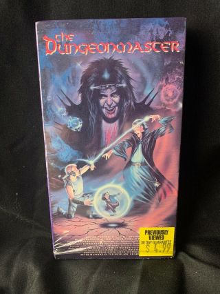 The Dungeonmaster Vintage 1983 Vhs B Movie Rare Sci - Fi Fantasy Rws Blockbuster
