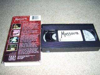 Massacre (VHS),  RARE,  Action,  IMMG Video release 2
