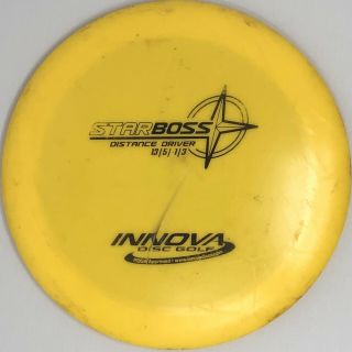 Rare Patent s “Broken Box” Champy Star Boss 174g Innova Disc Golf OOP 7.  5/10 2