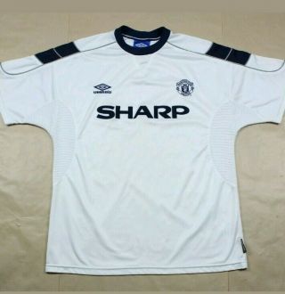 Manchester United 1999 2000 3rd Shirt Away Rare Umbro Sharp