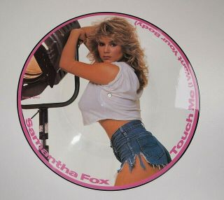 Samantha Fox - Touch Me 12 " Picture Disc Vinyl Ex Rare 1986 Single Sam