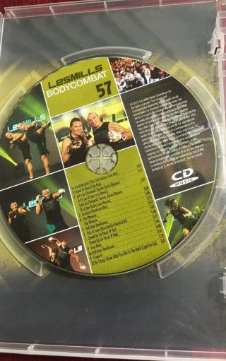 Les Mills BodyCombat 57 DVD & CD (RARE) Fitness,  workout 3