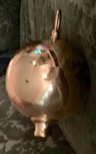 Vintage MCM Brass Chandelier Pendant Light Lamp Ball Finial LG 6 