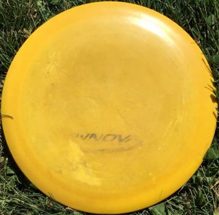 Rare Yellow Pfn Patent S Star Wraith 174 G Innova Disc Golf Oop 7/10