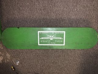 Vintage Flying Ace Road Surfer Green Moen Patton Lancaster Pa Skate Board Rare