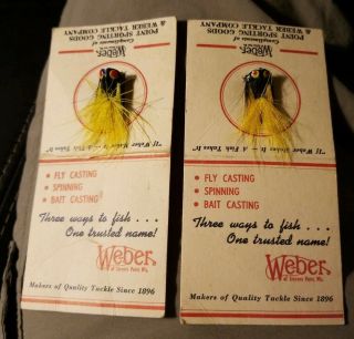 Vintage Weber Popper Lure Fishing Fly Rod