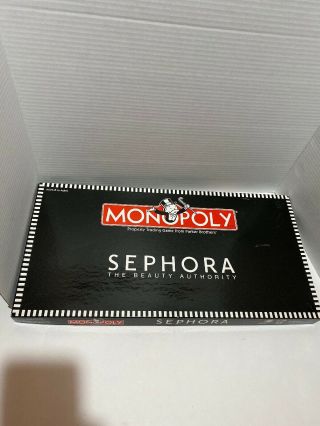 Monopoly Sephora Edition Board Rare Game The Beauty Authority Makeup