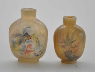 2 Old Chinese Snuff Bottle 