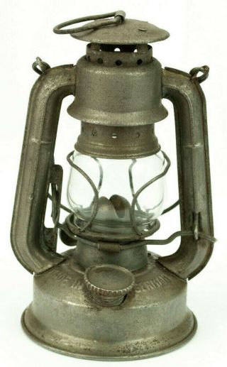 Rare Wwii Lantern Bat No.  155 Kerosene Storm Lamp - Feuerhand Atom 75 Hasag 851