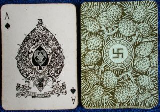 Antique Playing Cards C.  1910 Rare Goodall And Son Wide Deck 52/52