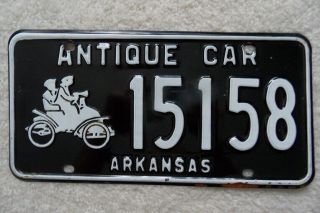 Arkansas – Antique Car License Plate - Look