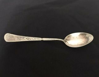 Antique Reed And Barton Sterling Silver Flatware Victorian Serving Spoon Rare