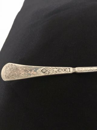 Antique Reed And Barton Sterling Silver Flatware Victorian Serving Spoon Rare 2