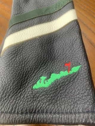Fishers Island Club AB Golf Leather Driver Headcover Cover Rare Logo 2