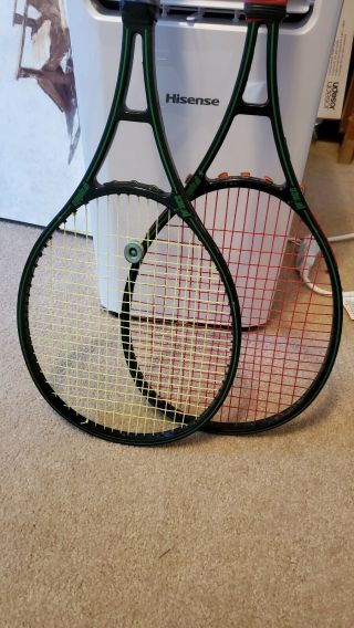 2x Prince Graphite Os L5 Rare Tennis Rackets