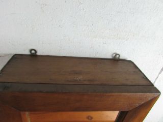 Antique Medicine Cabinet Wood Smaller Size With a Great Look 3