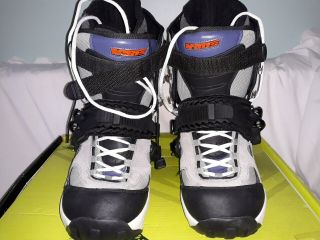 RARE Vans Technical series - switch compatible,  step - in snowboard boots men ' s 10 3