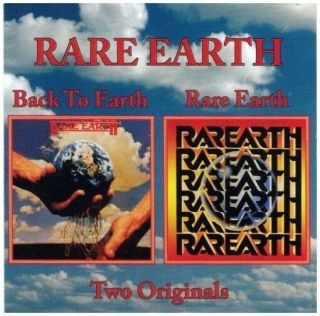 Cd Rare Earth ‎– Back To Earth / Rare Earth (2 Albums On 1cd) Fast