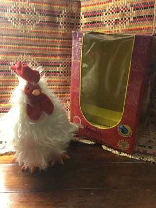 Vintage Rare 1991 White Rikki Rooster Cock - A - Doodle - Do Made By Iwaya Corp Nib