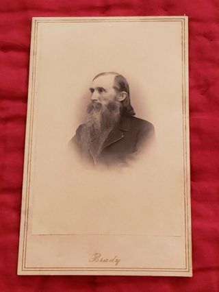 RARE Mathew Brady CDV Civil War Confederate General Ambrose Powell Hill 2